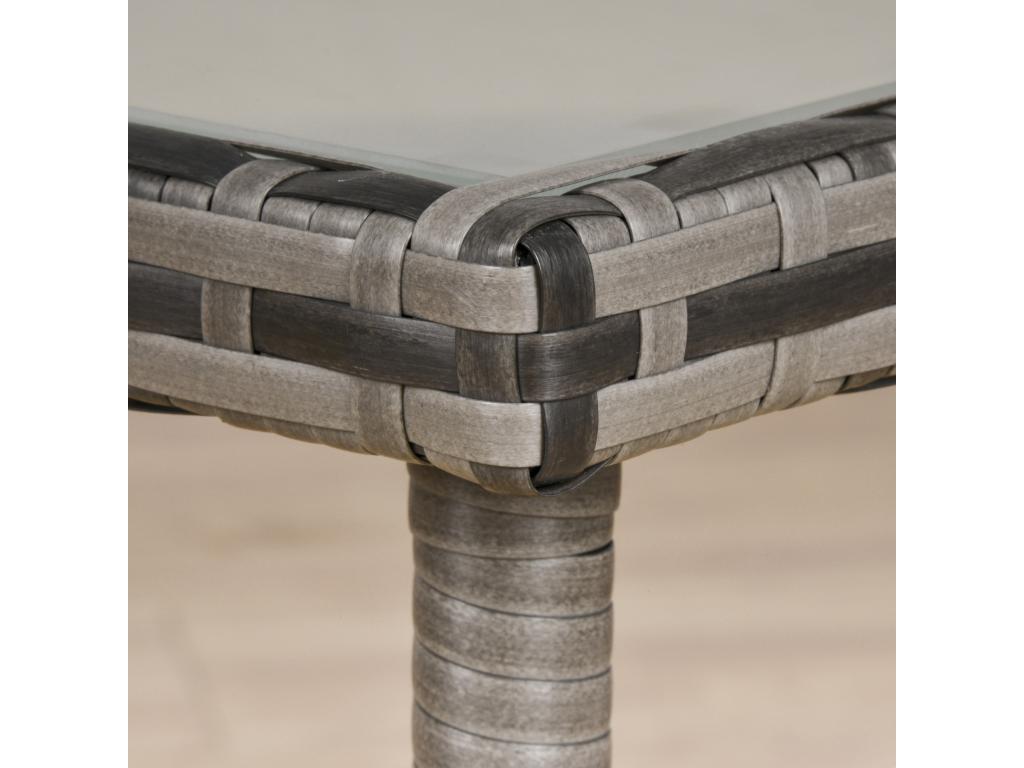 Gray Glass Coffee Table