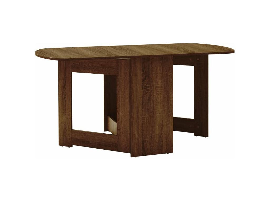 Brown Dining Table, 160 x 80 x 76.5 cm