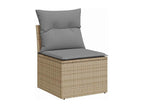 Beige Woven Resin Wicker Outdoor Furniture Set - dlz1766569479134