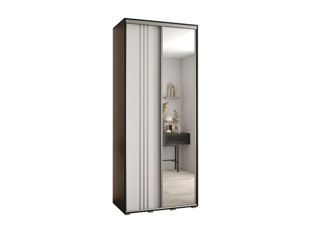 Black Wardrobe, 100 x 45 x 235.2 cm