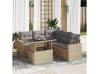Beige Woven Resin Wicker Outdoor Furniture Set - dlz1766569048497