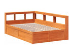 Brown Pine Wood Mattress, 135 x 190 cm
