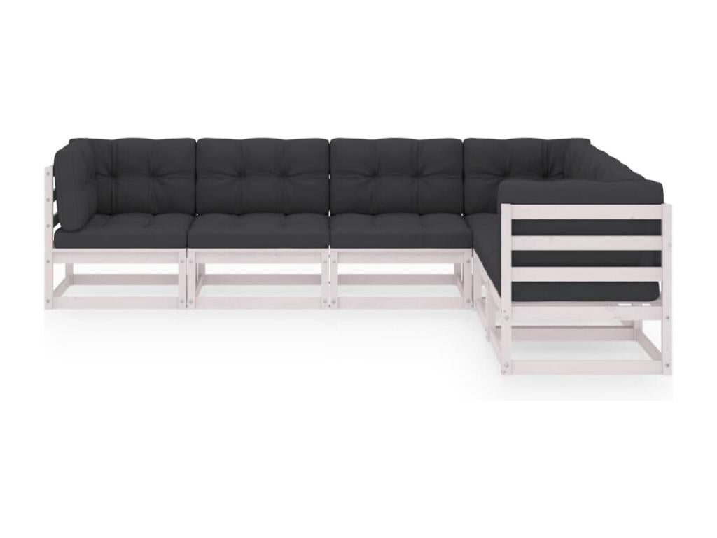 White Pine Wood Outdoor Furniture Set - dlz1766569323371