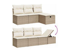 Beige Woven Resin Wicker Outdoor Furniture Set - dlz1766569045380