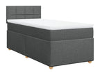 Gray Fabric Mattress, 100 x 200 cm