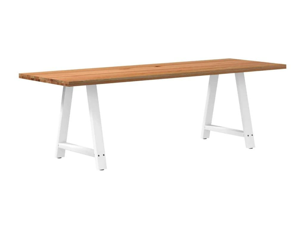 Brown Oak Wood Dining Table - dlz1766569108511