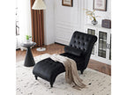 Black Chaise Lounge