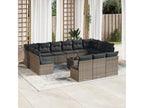 Gray Woven Resin Wicker Outdoor Furniture Set - dlz1766569467138