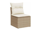 Beige Woven Resin Wicker Outdoor Furniture Set - dlz1766569484930