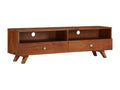 Brown TV Stand, 140 x 30 x 40 cm