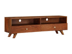 Brown TV Stand, 140 x 30 x 40 cm