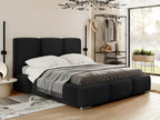 Anthracite Bed, 180 x 222 x 112 cm