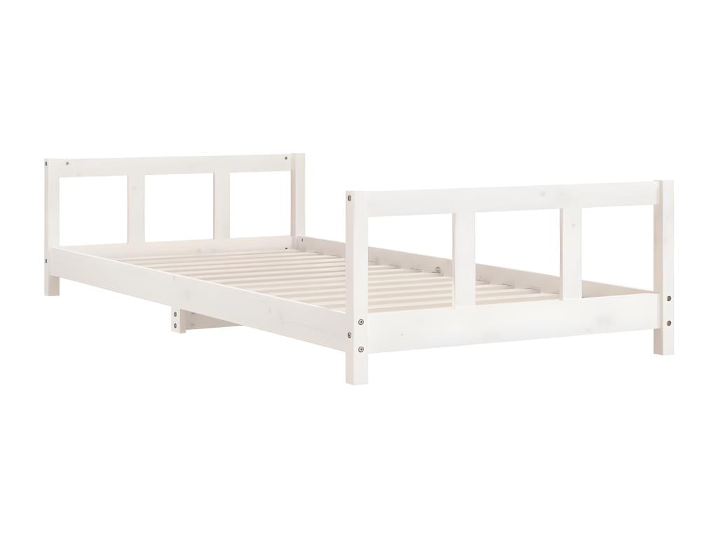 White Pine Wood Bed Frame, 90 x 200 cm