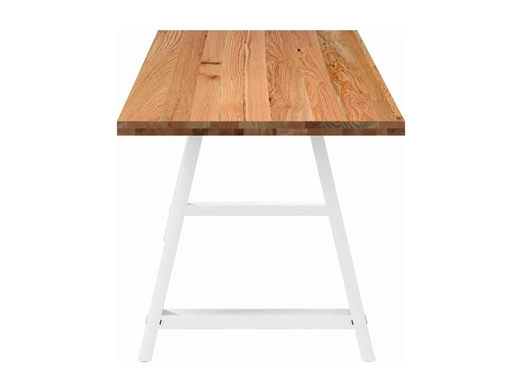 Brown Oak Wood Dining Table - dlz1766569108511