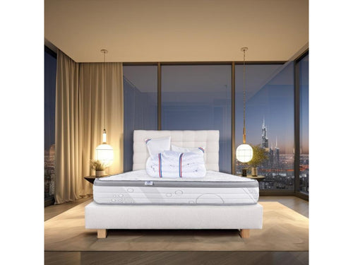 Beige Iron Mattress, 160 x 200 cm