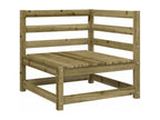 Brown Pine Wood Outdoor Furniture Set - dlz1766569118409