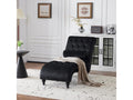 Black Chaise Lounge