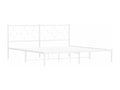 White Metal Bed Frame, 180 x 200 cm