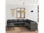 Gray Woven Resin Wicker Outdoor Furniture Set - dlz1766568805881