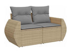 Beige Woven Resin Wicker Outdoor Furniture Set - dlz1766568794051