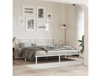 White Metal Bed