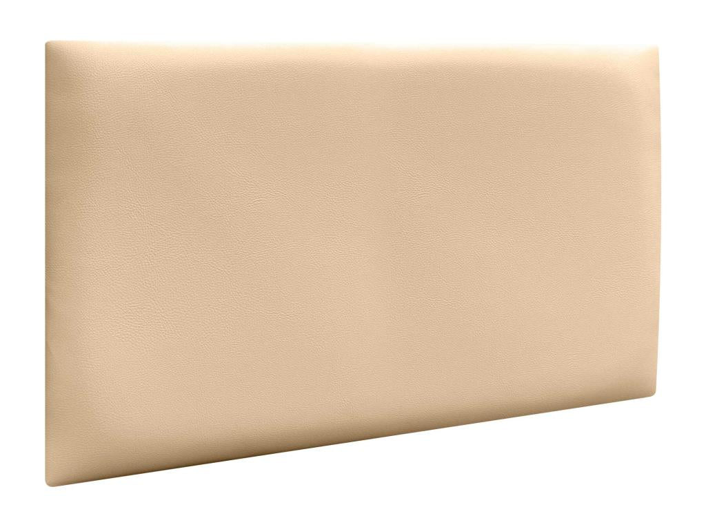 Beige Faux Leather Bed, 50 x 30 cm