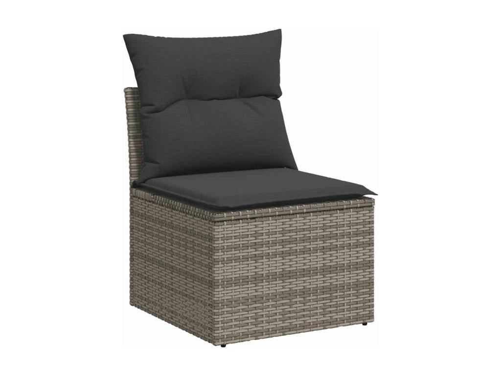 Gray Woven Resin Wicker Outdoor Furniture Set - dlz1766569405842