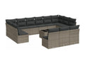 Gray Woven Resin Wicker Outdoor Furniture Set - dlz1766569467138
