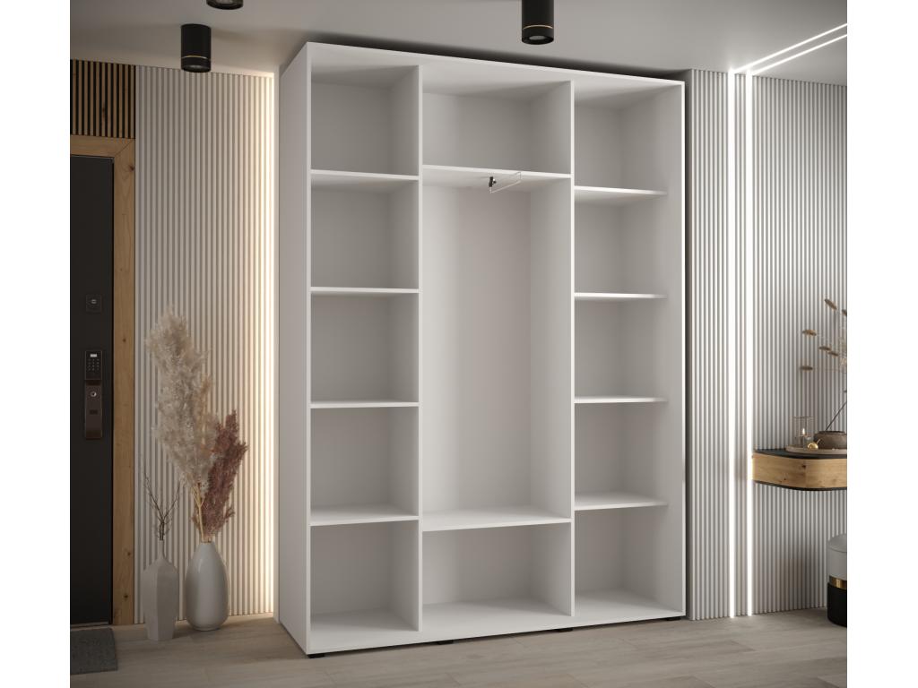 Black Wardrobe, 180 x 45 x 235.2 cm