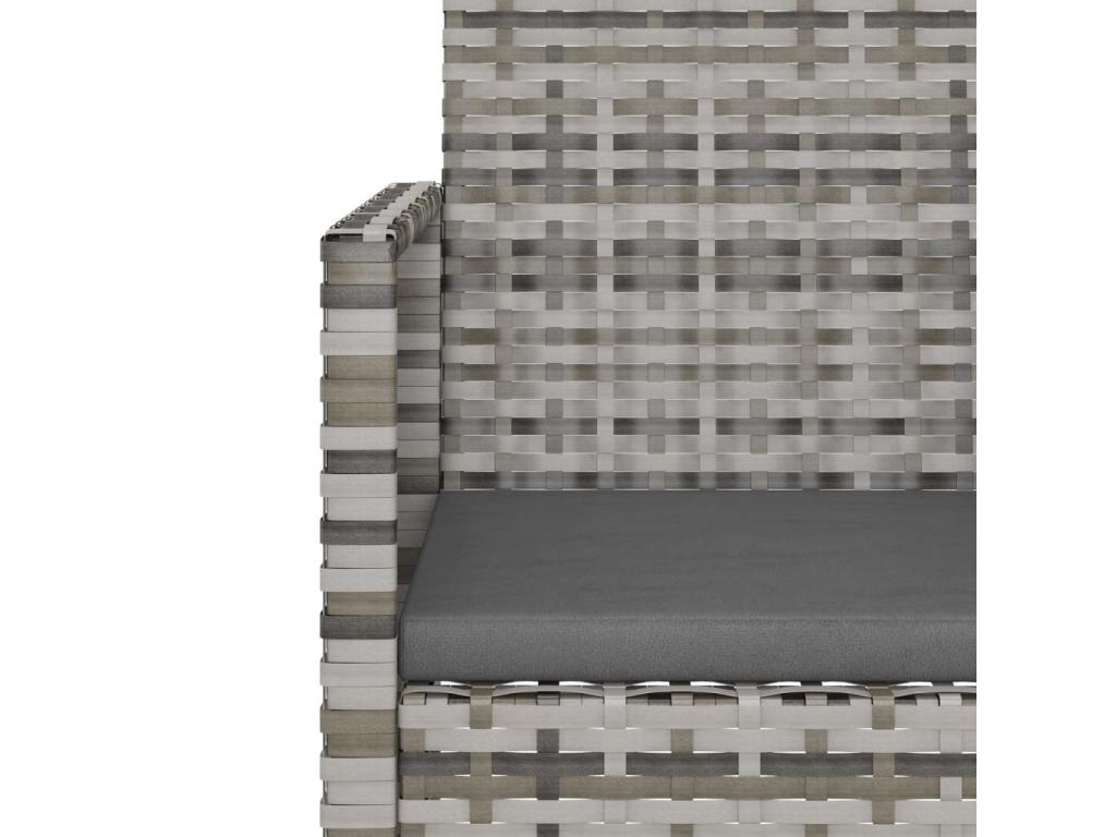 Gray Woven Resin Wicker Home Furniture