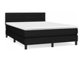 Black Fabric Mattress, 140 x 200 cm
