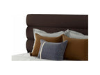 Brown Fabric Bed, 180 x 200 cm