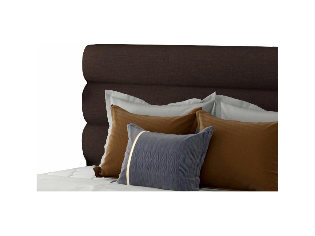 Brown Fabric Bed, 180 x 200 cm