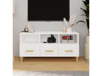 White Engineered Wood TV Stand, 102 x 36 x 50 cm