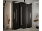 Black Wardrobe, 200 x 45 x 235.2 cm