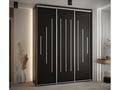 Black Wardrobe, 200 x 45 x 235.2 cm