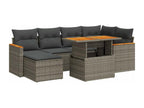 Gray Woven Resin Wicker Outdoor Furniture Set - dlz1766569348282