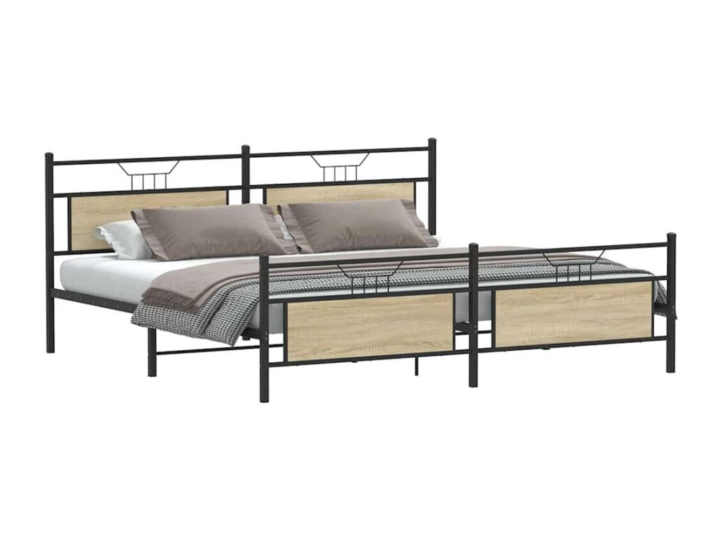 Brown Oak Wood Mattress, 200 x 200 cm