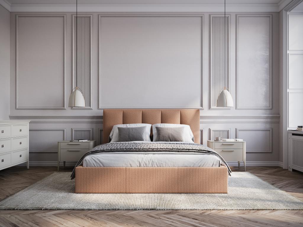 Fabric Bed, 160 x 200 cm