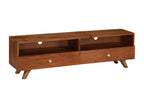 Brown TV Stand, 140 x 30 x 40 cm