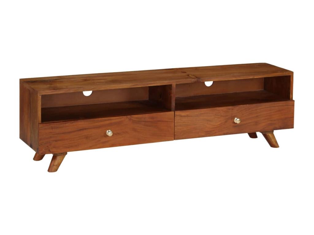 Brown TV Stand, 140 x 30 x 40 cm