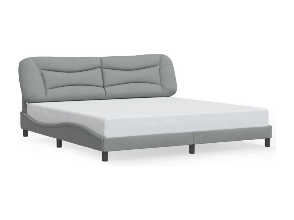 Gray Fabric Mattress, 200 x 200 cm