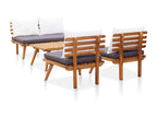 Brown Outdoor Furniture Set