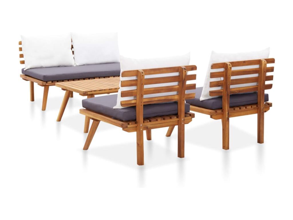 Brown Outdoor Furniture Set