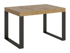 Natural Oak Wood Table, 90 x 130 cm