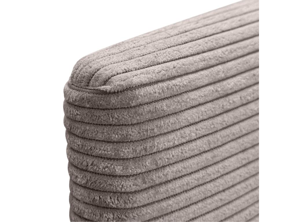 Brown Velvet Bed, 105 x 115 cm