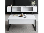 White Metal TV Stand