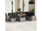 Gray Woven Resin Wicker Outdoor Furniture Set - dlz1766569405842