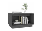 Gray Pine Wood TV Stand, 60 x 35 x 35 cm