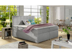 Gray Fabric Bed, 140 x 200 cm